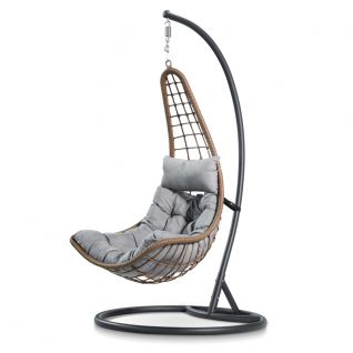 PE Rattan Single Hanging Chair