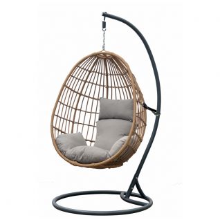 PE Rattan Single Hanging Chair