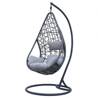 PE Rattan Single Hanging Chair