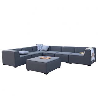 7pcs Fabric Modular Sofa Set