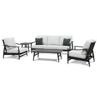 5pcs Aluminum Lounge Set with Rocking Chairs