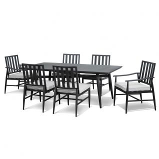 Aluminum 6 Seater Dining Set